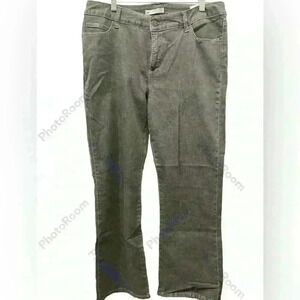 Women's Lee Sz 18s Slender Secret  Black Jeans Boot Cut Stretch Flap Pocket